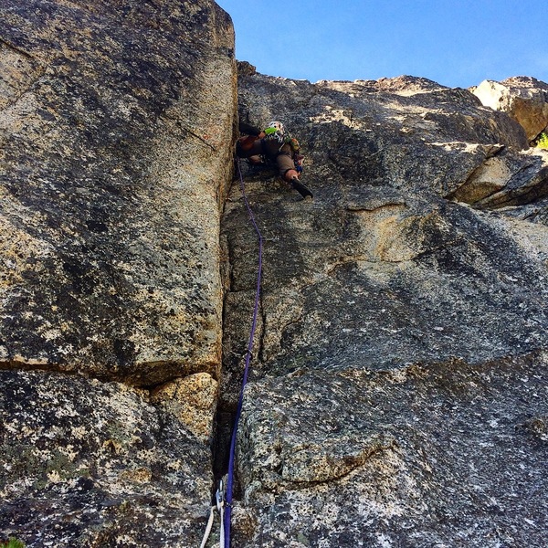 Mat crushing the awesome 2nd pitch on the FA.