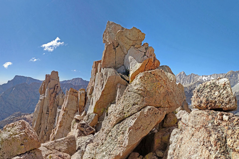N side of North peak of the Impala<br>
with South peak beyond left