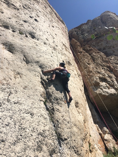 Trying not to die at the crux