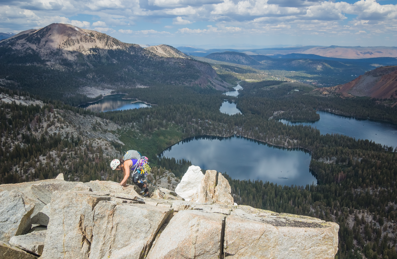 Right after the crystal quartz section of the climb