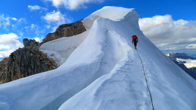 Top of the east ridge.