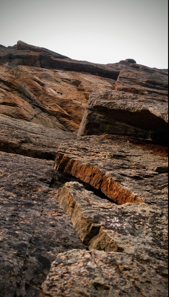 Looking up pitch three. Gorgeous