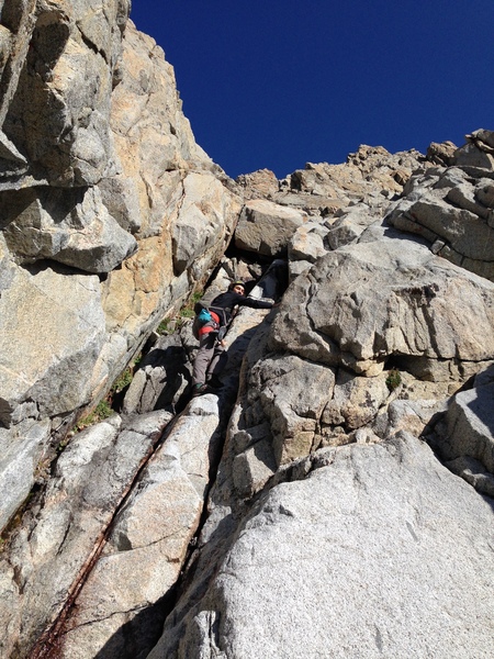 Mid way up the Gully!