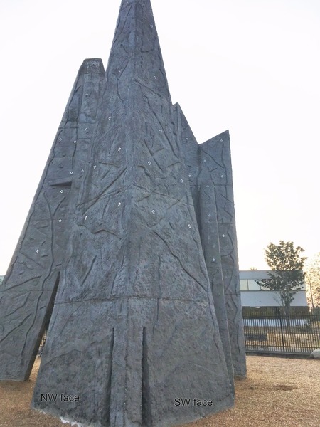 NW and SW faces of the West Spire