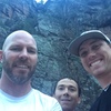 Aaron Collins, Bob Pettit and Dalylon Robinaugh after their FA of The Night's Watch 5.7 Christopher Creek Gorge AZ