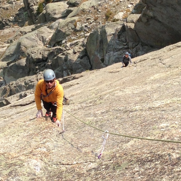 Bdog and G following the last long pitch. Classic!