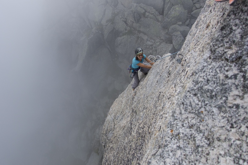 on a foggy day
