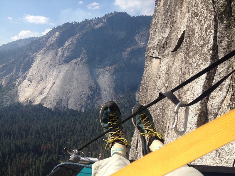 Great views beneath the shoes