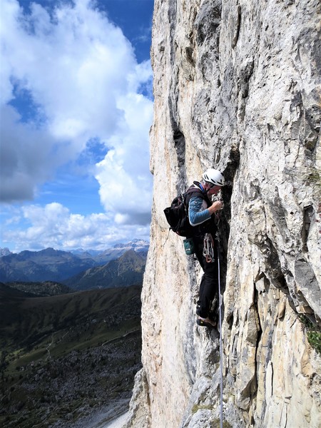 Kim Miller (RKM) on the key traverse pitch