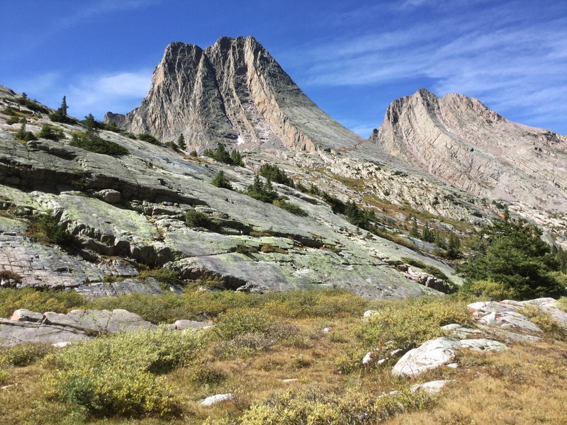 Vestal/Wham Ridge and Arrow Peak.