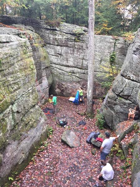 Belger's Rocks Bilger's Rocks, area known as The Kitchen. Lots of short top-rope ...