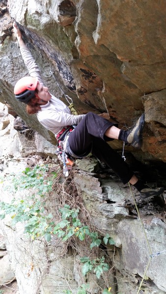 Hucking for the jug on Victory Slip. Photo by Bernie Corwin
