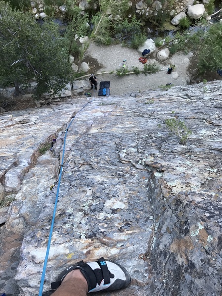 Leading P1 of tree Root, super fun climbing!!