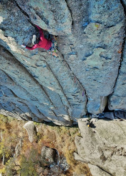 Dallin Baker - cold october climbing