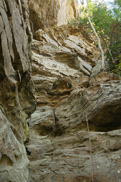 some of the route from the ground.