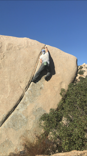 I was feeling that rush you get right before you take the dive all the way to the ground as I reach the lip for the first ascent. My second go was far cleaner and settled on the grade of 10a. Ground up is true adventure bouldering.