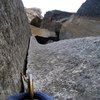 Rostrum: flawless cracks + planes and planes and planes of pristine granite. <br>
<br>
There may be others as good, but no climb in the world is better.