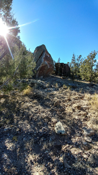 First Crack's west face at the break of dawn.