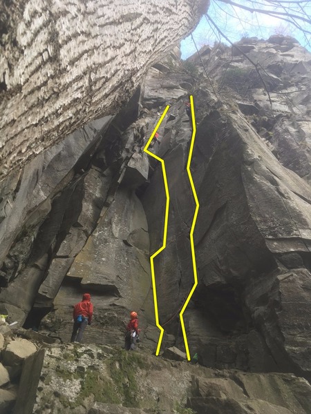 Felix on Megera Crack (left) and Sylvain on Muschio Selvaggio (right).