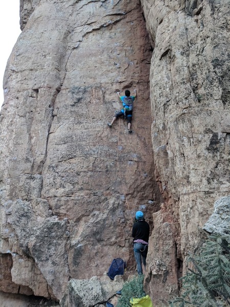Mateo Gomez on lead.