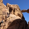 On the way to Burdah Arch, Wadi Rum Jordan