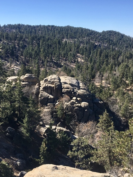 East side of Lower Dinosaur Rock