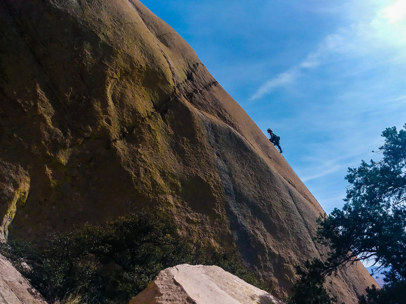 Jess leading the final pitch -PC to the man on Ewephoria that we met on top