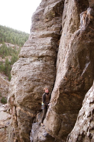 Standing on the ledge after first clip on 5th of July