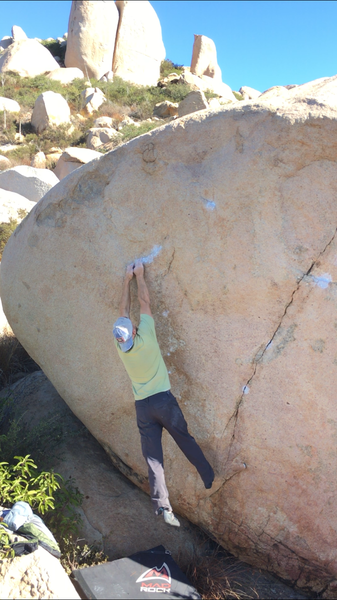 Finally stuck the hold. 14 attempts.