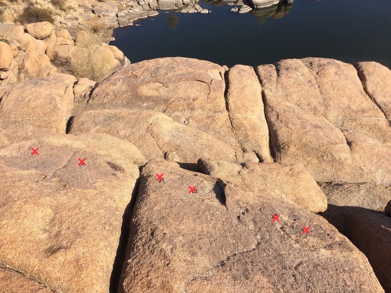 Anchors at the top (looking down)