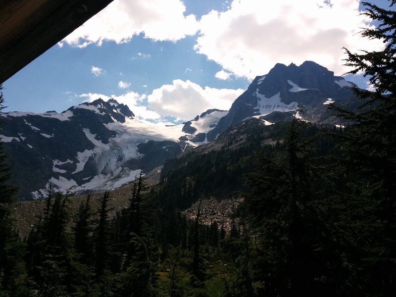 View from the anniversary glacier.