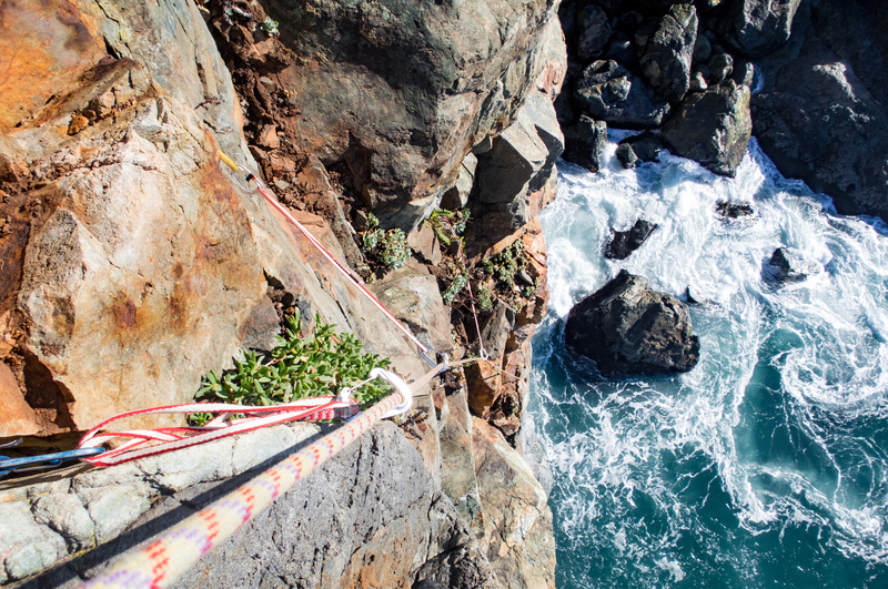 Looking down the upper portion of pitch 3