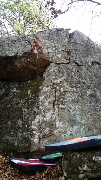 Follow the Vertical crack.