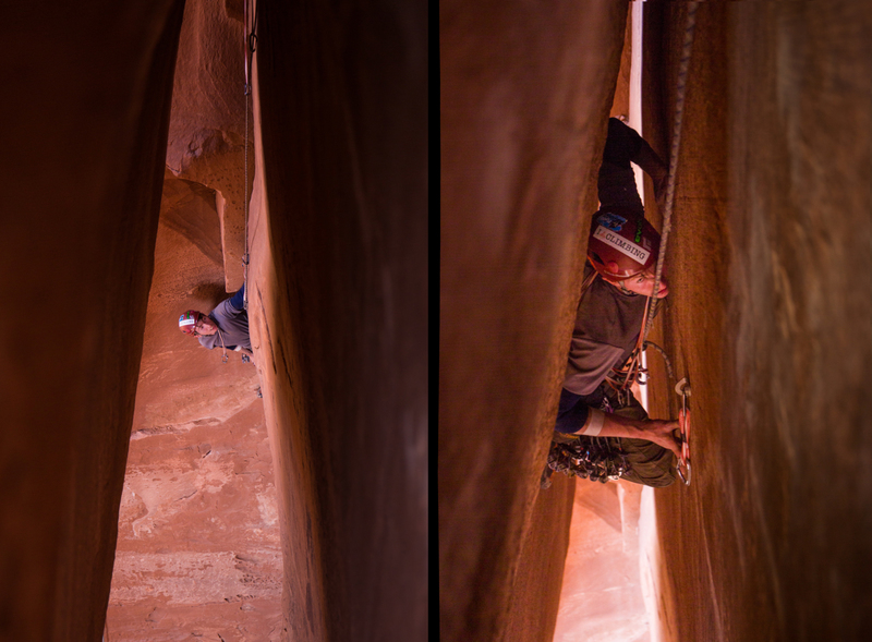 Trevor pulling through the mini fist crack roof, then experiencing the pleasures of extremely flared chimneying, haha! Those who fall shoot out the bottom of the crack are affectionately referred to as "The Shart"