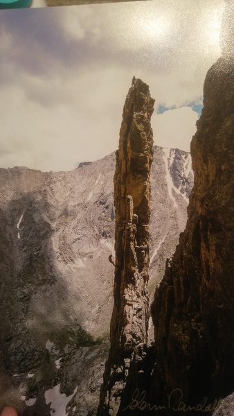 We took the double rope rappel off. Photographer Glenn Randal took this shot and sent it to me after we recovered a dropped cam for his party ahead of us.