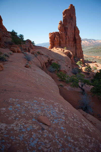 OFY Tower as seen on the hiking approach