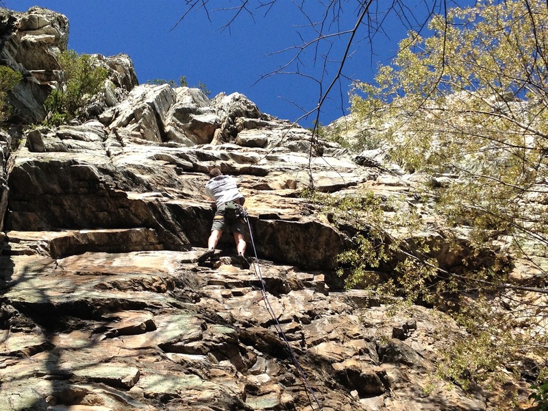 In the second crux!