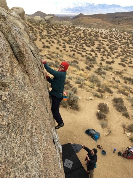 Mike Womack pulling through the moves. Great warmup!