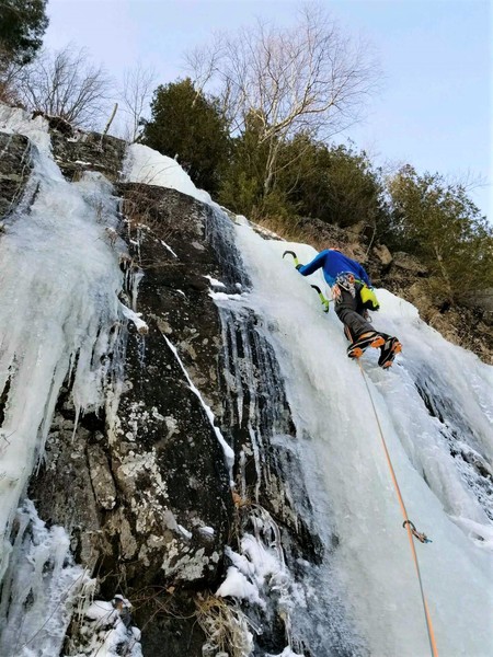 Thin, early season conditions on the start (12/17/17).