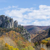 Seneca Rocks profile on a sunny fall day.<br>
<br>
by Dalton Johnson<br>
www.daltonjohnsonmedia.com