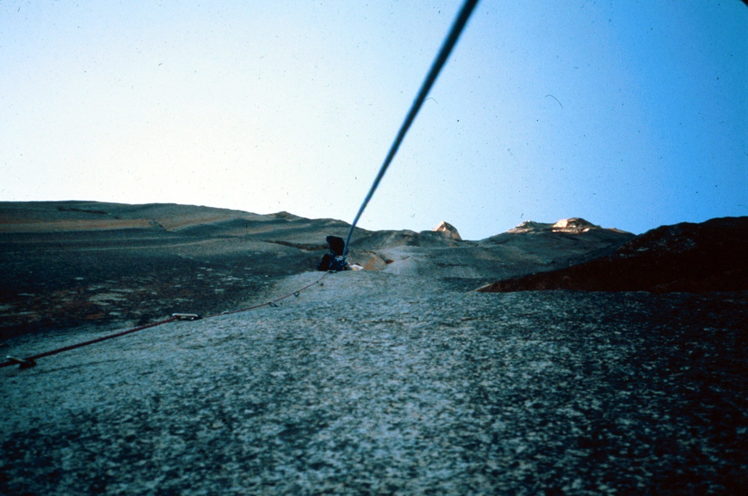 Bivy 1, prow of Washington's column, Yosemite CA1986