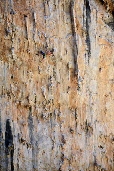 Climber on Armata Sikati.