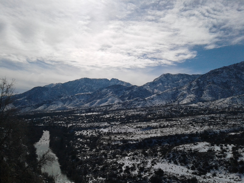 Even on cold days, New Directions is an awesome place to climb.