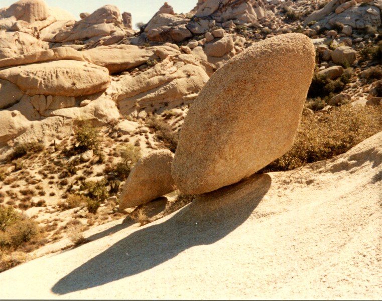 Quartz Monzonite rock shaped by years of wind and rain are found in the area.