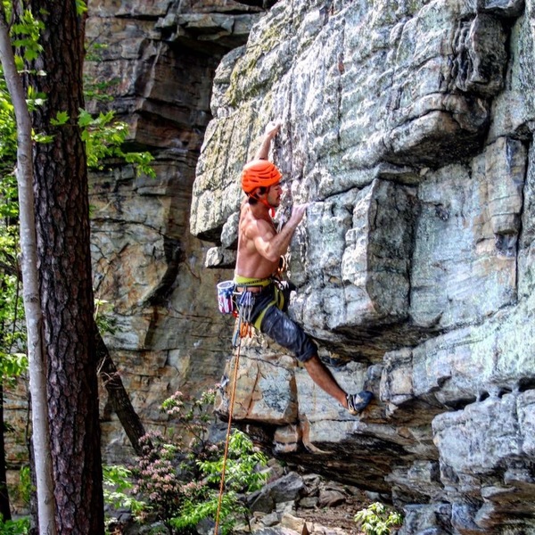 Michael Mosure Pulling the low crux move