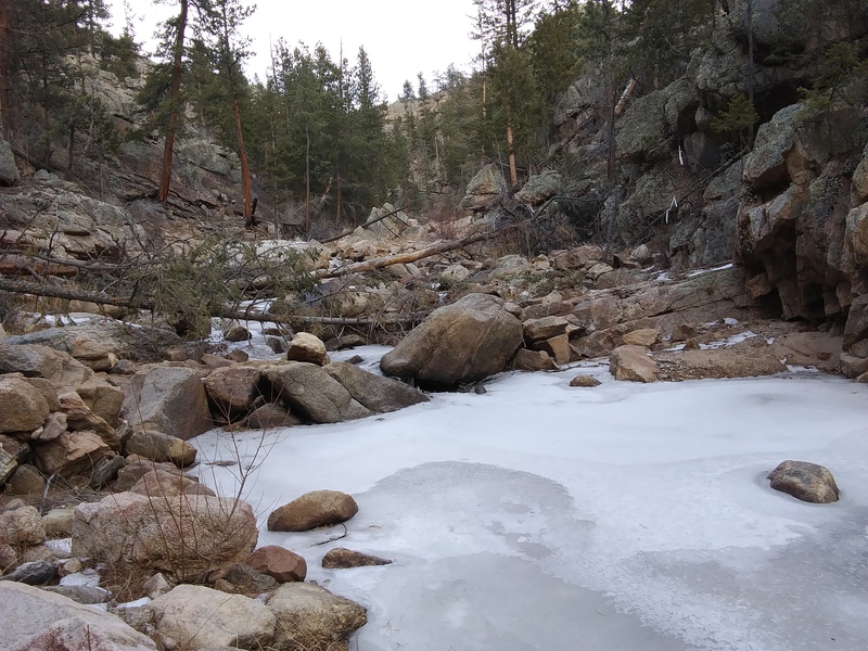 Climbing in Big Elk Meadows - Boulders, Lyons