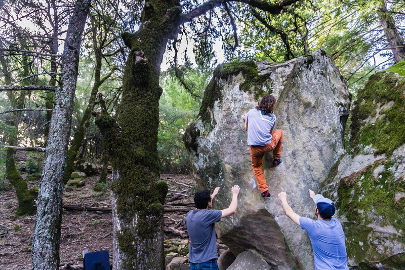 Brandon Savin on Shrama Arete V9.
<br>
<br>
Photo by Dalton Johnson
<br>
www.daltonjohnsonmedia.com
<br>
@seek_shangri_la