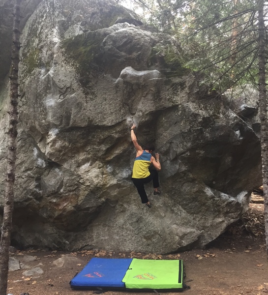 First outdoor V6! Such an awesome climb.