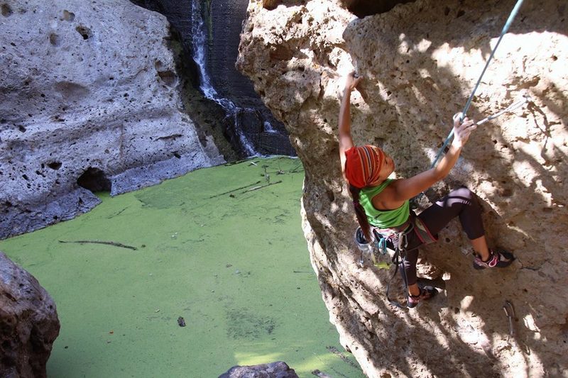 Clarissa on Drifter Wall
