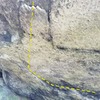 THE BEAR CLAW!!! Also the general path of the route.